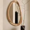 Kave Home Organische Spiegels|Organische Spiegel Selem Mungurhout, 107 x 60cm