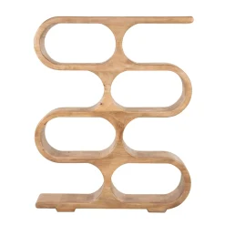 By-Boo Wandrekken & Wandkasten|Organische Wandkast Esu Mangohout, 150 x 120cm Natuurlijk