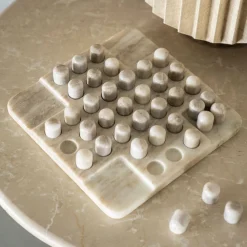 By-Boo Overige Decoratie|Ornament Solitaire Marmer Beige