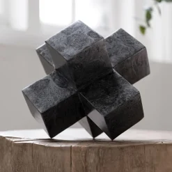 MUST Living Overige Decoratie|Ornament Wavebreaker Marmer Zwart