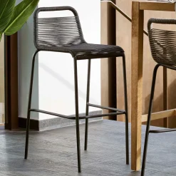 Kave Home Barkrukken|Outdoor Barkruk Lambton (zithoogte 74cm)