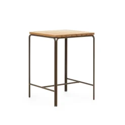 Kave Home Bartafels Voor In Je Tuin|Outdoor Bartafel Salguer Acaciahout, 70 x 70cm