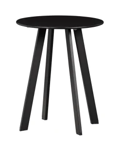 WOOOD Loungetafels & Bijzettafels|Zwarte Bijzettafel|Outdoor Bijzettafel Fer Ø40cm