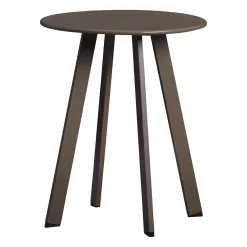 WOOOD Loungetafels & Bijzettafels|Zwarte Bijzettafel|Outdoor Bijzettafel Fer Ø40cm