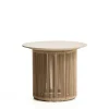 Kave Home Loungetafels & Bijzettafels|Outdoor Bijzettafel Orosei Gesinterde steen en touw, 55cm