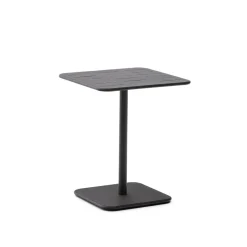 Kave Home Eettafels Voor In Je Tuin|Outdoor Bistrotafel Brai Staal, 70 x 70cm