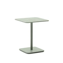 Kave Home Eettafels Voor In Je Tuin|Outdoor Bistrotafel Brai Staal, 70 x 70cm