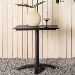 Nohr Eettafels Voor In Je Tuin|Outdoor Bistrotafel Corrine 70 x 70cm Zwart