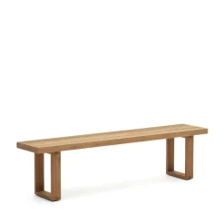 Kave Home Tuinbanken|Eetkamerbanken|Outdoor Eetkamerbank Canadell Teakhout