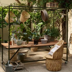 vtwonen Eettafels Voor In Je Tuin|Outdoor Eettafel Blue Sky Met decoframe, 220 x 97cm