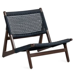 Jesper Home Loungestoelen|Outdoor Fauteuil Kuwana Espresso Teakhout