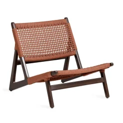 Jesper Home Loungestoelen|Outdoor Fauteuil Kuwana Espresso Teakhout