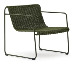 Kave Home Loungestoelen|Outdoor Fauteuil Maurina Handgeweven touw en staal