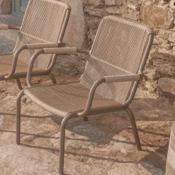 Kave Home Loungestoelen|Outdoor Fauteuil Salis Gevlochten touw