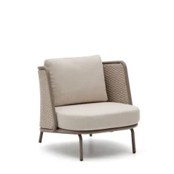 Kave Home Loungestoelen|Outdoor Fauteuil Sedalis Touw Taupe