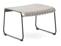 Kave Home Tuin-Hockers|Outdoor Hocker Maurina Handgeweven touw en staal