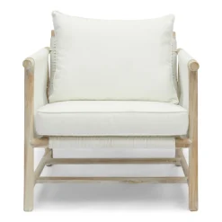 Rivièra Maison Loungestoelen|Outdoor Loungestoel Saint Tropez Teakhout en touw