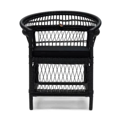Rivièra Maison Loungestoelen|Outdoor Loungestoel Victoria Falls Wicker, kleur Zwart Black