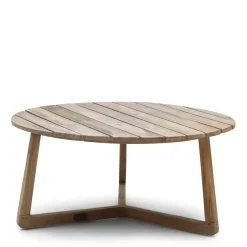 Rivièra Maison Loungetafels & Bijzettafels|Outdoor Salontafel Lovina Teakhout, 80cm