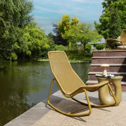 WOOOD Loungestoelen|Outdoor Schommelstoel Tom Rattan
