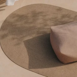 Kave Home Vloerkleden|Ovaal Vloerkleed Rodhe PET, 160 x 230cm, kleur Beige