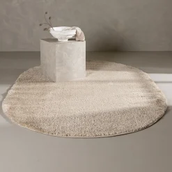 Nohr Vloerkleden|Ovaal Vloerkleed Vianna Beige
