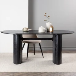 Nohr Ovale Eettafel|Ovale Eettafel Analuisa MDF, 180 x 75cm