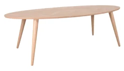LABEL51 Ovale Eettafel|Ovale Eettafel Ines Eiken Naturel