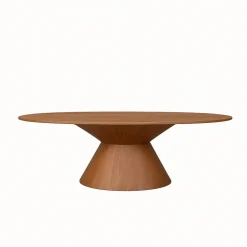 LABEL51 Ovale Eettafel|Ovale Eettafel Jagger l Mangohout, 240 x 110cm Nature