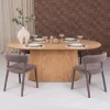 Livingfurn Ovale Eettafel|Ovale Eettafel Novero Eiken, kleur Naturel