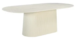 Livingfurn Ovale Eettafel|Ovale Eettafel Patrice Mangohout, kleur Crème