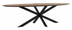 DTP Home Ovale Eettafel|Ovale Eettafel Shape Teakhout Naturel
