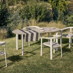Kave Home Eettafels Voor In Je Tuin|Ovale Tuintafel Erice kleur Ecru