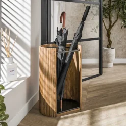 LifestyleFurn Opbergruimte|Paraplubak Sharmila Mangohout Massief mango zand