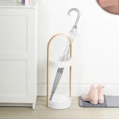 Umbra Overige Decoratie|Parapluhouder Bellwood Wit/Naturel