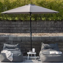 Nohr Parasols & Parasolvoeten|Parasol Damone 300cm Grijs