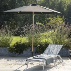 Nohr Parasols & Parasolvoeten|Parasol Eliu 250cm, kleur Zwart