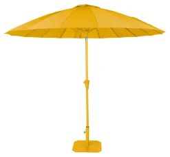 Zuiver Parasols & Parasolvoeten|Parasol Sunshine Incl. parasolvoet, 250cm, kleur Geel