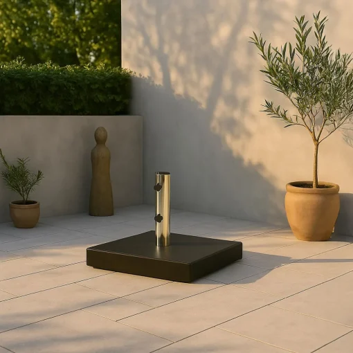 Nohr Parasols & Parasolvoeten|Parasolvoet Kadi Met wielen, 40kg Grijs