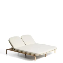 Kave Home Ligbedden|2-persoons Ligbed Alipa Acaciahout en touw