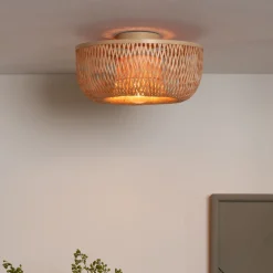GOOD&MOJO Plafondlampen|Plafondlamp Barbados Bamboe, 35cm