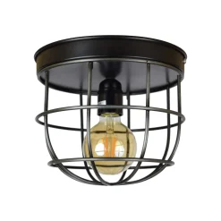 Urban Interiors Plafondlampen|Plafondlamp Barn Large Ø22, kleur Vintage Black