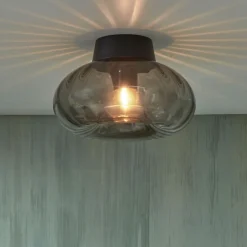 it's about RoMi Plafondlampen|Plafondlamp Brussels Glas, 28cm