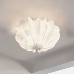 WOOOD Plafondlampen|Plafondlamp Dalia Papier, 40cm Wit