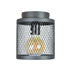 Urban Interiors Plafondlampen|Plafondlamp Fence Ø18cm, kleur Vintage Black