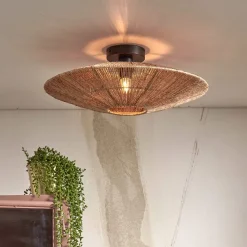 GOOD&MOJO Plafondlampen|Plafondlamp Iguazu Jute, 55cm Naturel