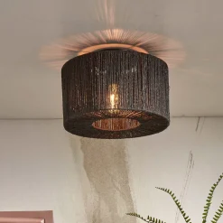 GOOD&MOJO Plafondlampen|Plafondlamp Iguazu Jute, 30cm