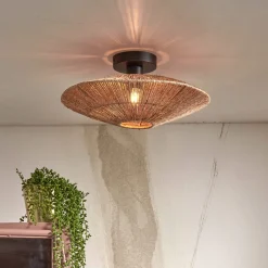 GOOD&MOJO Plafondlampen|Plafondlamp Iguazu Jute, 40cm Naturel