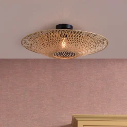 GOOD&MOJO Plafondlampen|Plafondlamp Kalimantan Bamboe Naturel