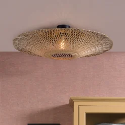 GOOD&MOJO Plafondlampen|Plafondlamp Kalimantan Bamboe Naturel